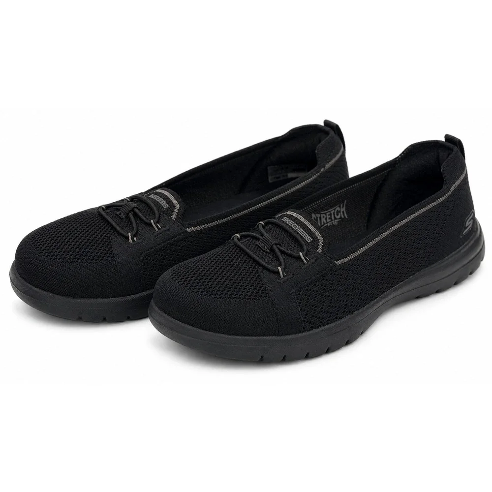 Skechers On-the-GO Flex Women's Size 6.5 Black Memory Foam Slip-On Walking Shoes